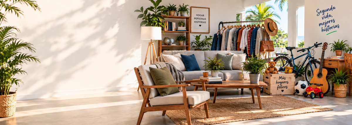 Muebles, ropa, bicicleta y juguetes listos para una segunda vida